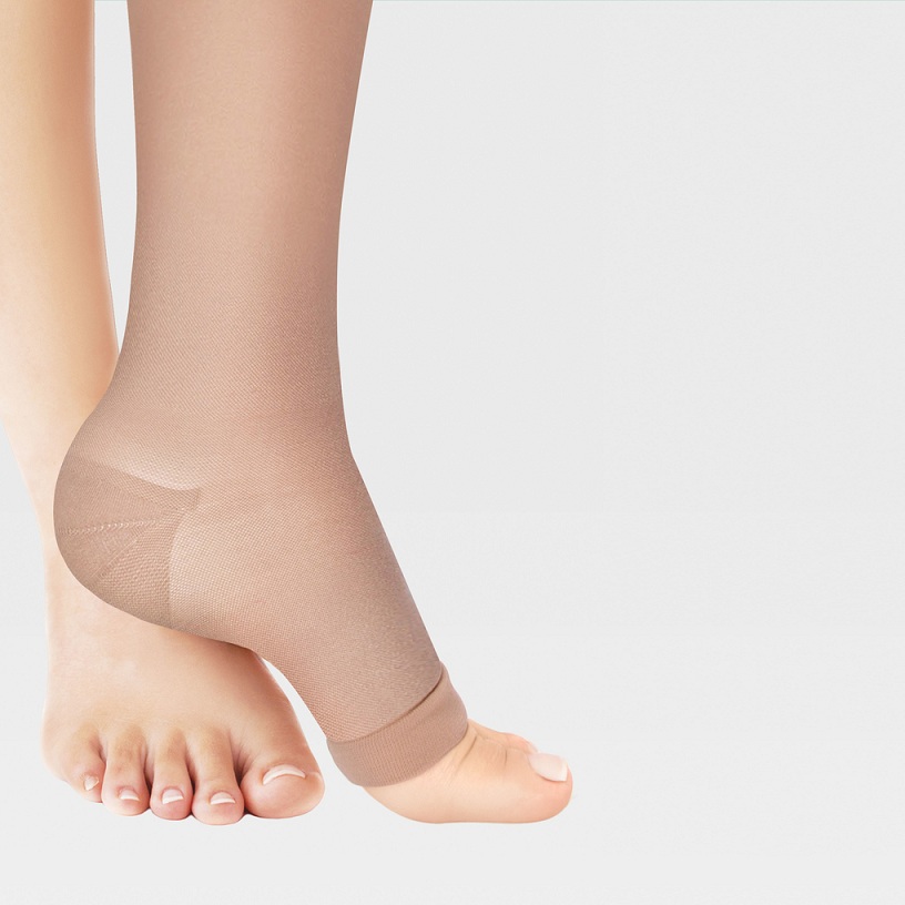 Гольфы женские Idealista, с открытым носом, ID-230 (35-39 см), 2 класс фото 5