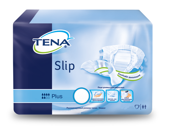 Подгузники для взрослых TENA СЛИП ПЛЮС Дышащие  фото 1