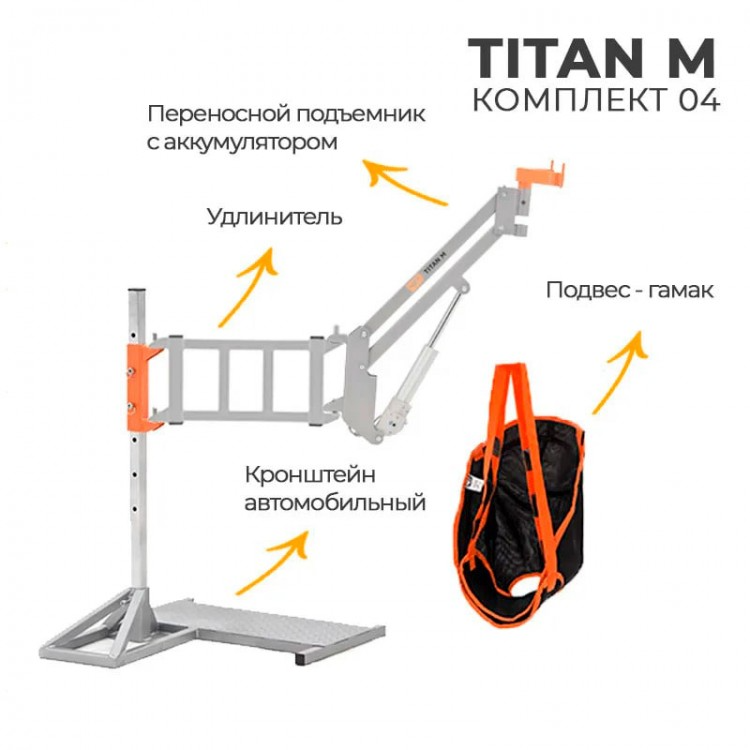 Комплект 04 подъемник для инвалидов автомобильный MET TITAN M КОМПЛЕКТ 04 фото 1