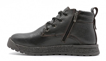 Ботинки ортопедические мужские зимние Ортомода 18-55-3 кожаные на молнии и шнурках фото 4