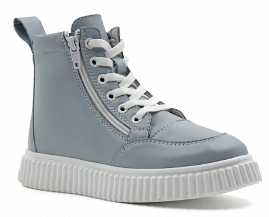 Ботинки ортопедические подростковые с высоким берцем Ортомода 43070-Х-017 ДЦП кожаные фото 1