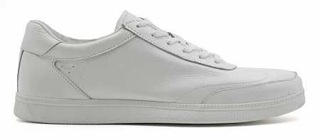 Кроссовки ортопедические мужские кожаные Ортомода белые увеличенной полноты на шнурках фото 2