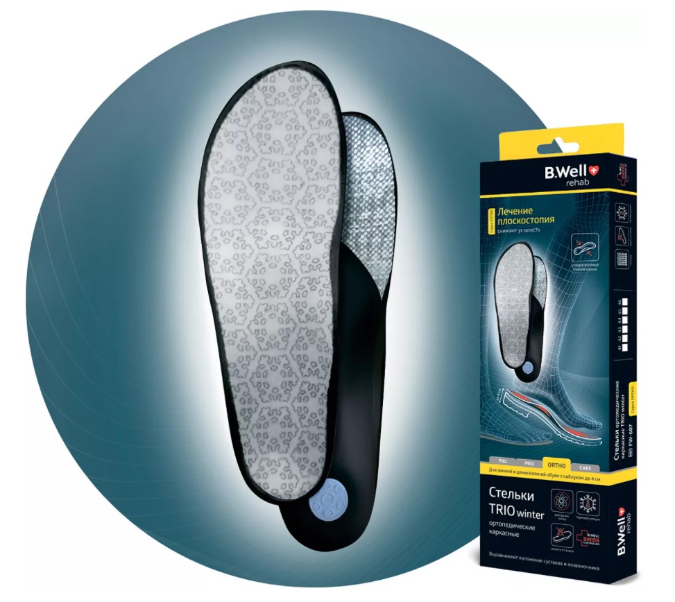 Стельки ортопедические каркасные "TRIO winter" FW-607 фото 1