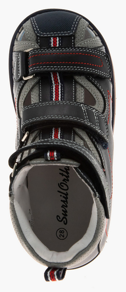 Сандалии ортопедические закрытый нос на мальчика 15-338М фото 3