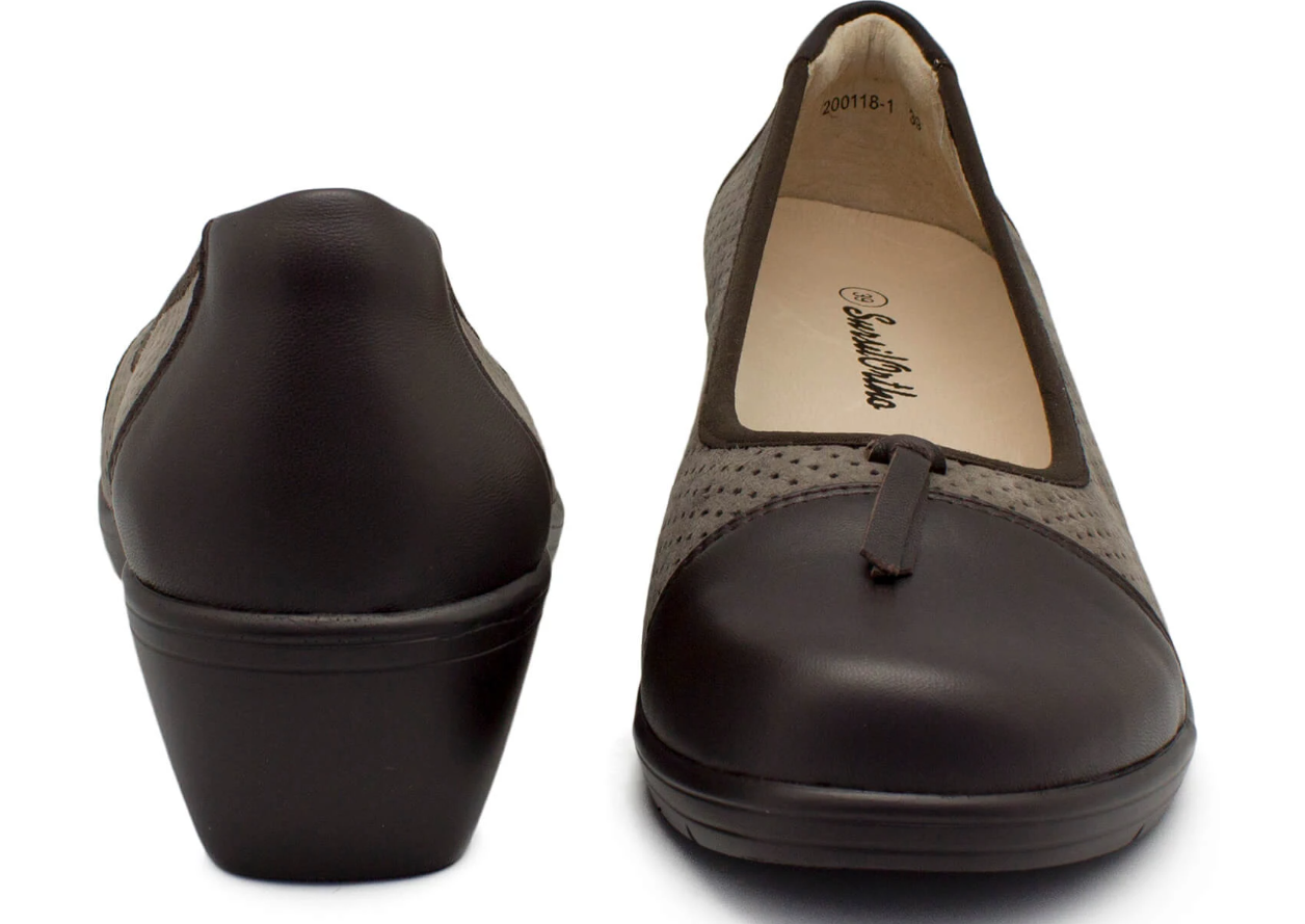 Туфли женские коричневые Сурсил Орто, натуральная кожа, арт. 200118-1 фото 3