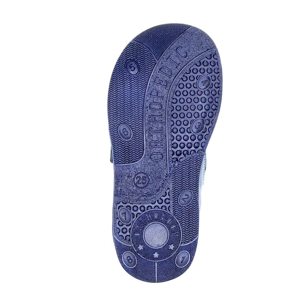 Ортопедическая обувь Orthoboom сандали 27057-01 серо-синий фото 7