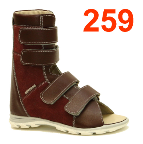 Сложная ортопедическая обувь тип Тутор на 4-х липучках Аквелла 259 фото 2