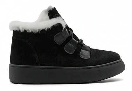 Обувь ортопедическая сложная на утеплённой подкладке ботинки женские цв.черный 85309-201-В фото 2