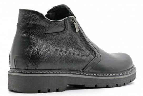 Ботинки ортопедические мужские демисезонные Ортомода 92522-Х-101 черные кожаные фото 5
