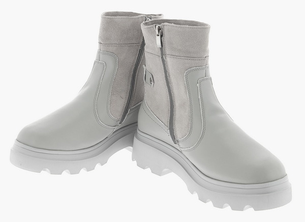 Ботинки зимние женские Сурсил Орто светло-серые 222302-2 фото 4