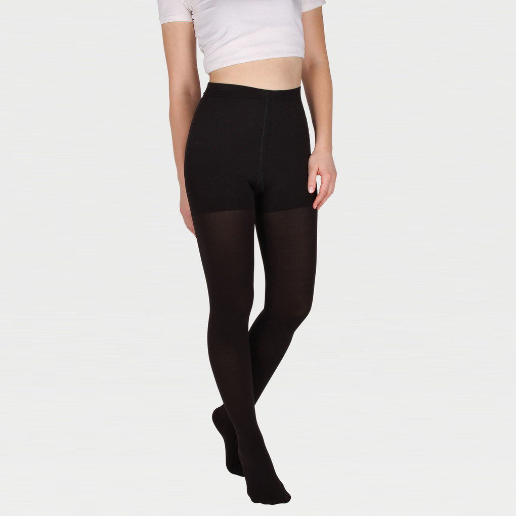 Компрессионные колготки 1 кл. (закрытый носок) ID-100 р.M (норм) черный														 фото 15