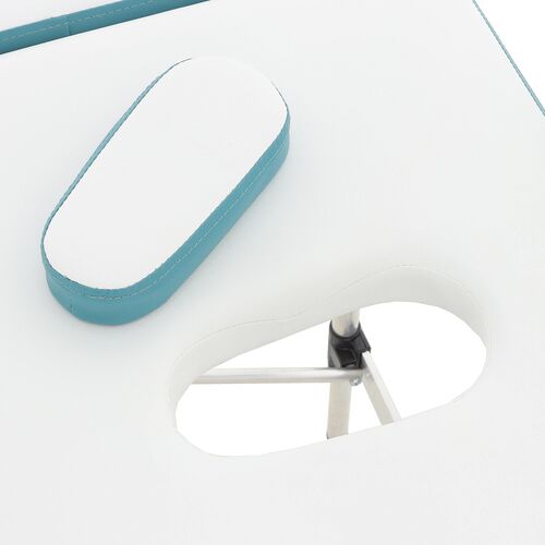 Массажный стол складной Med-mos JFAL01A 3-х секционный, алюминиевая рама, двуцветный, ложе 185х70 фото 29