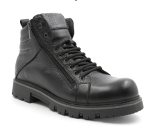 Ботинки мужские ортопедические.зимние (мех нат.) Ортомода цв. черный 92453-Х-201 фото 1